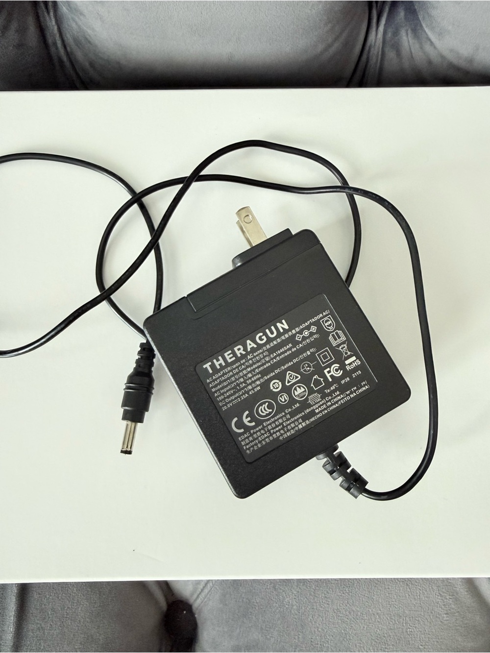 Theragun OEM AC Power Adapter Charger 20V Replacement Cord Genuine Tested